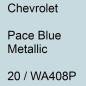 Preview: Chevrolet, Pace Blue Metallic, 20 / WA408P.